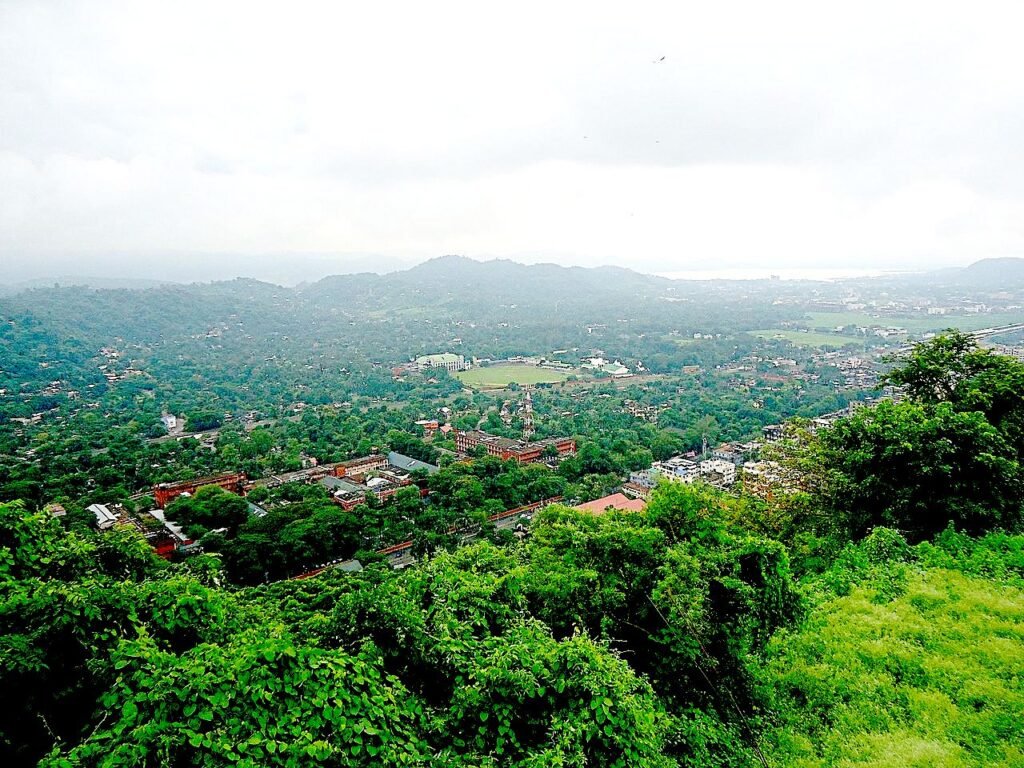 Tantric Buddhism and the Himalayan World: Cultural Exchanges and Religious Transformation Mountain and valley landscape of Assam in the Brahmaputra region, historically associated with the Tantric center of Kamarupa.