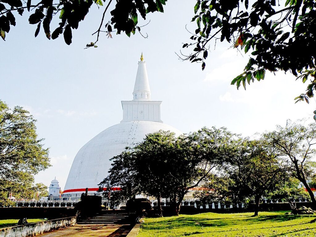 Maritime Buddhism: Vajrayāna Networks Across the Indian Ocean Ruwanwelisaya stupa at Anuradhapura Sri Lanka ancient Buddhist monument and major pilgrimage center of the Indian Ocean Buddhist world