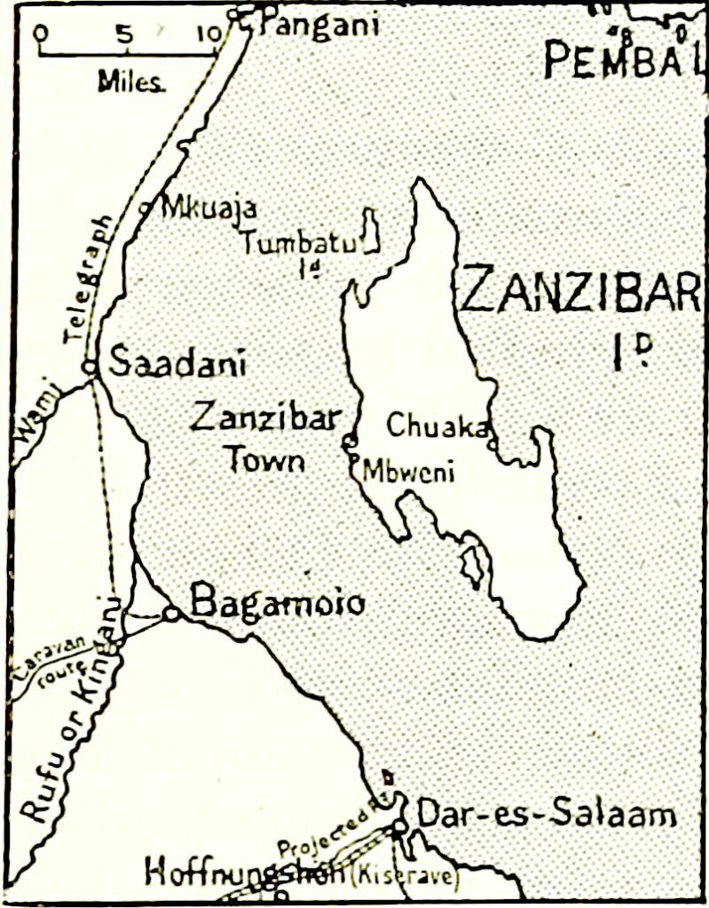 Maritime Buddhism: Vajrayāna Networks Across the Indian Ocean map of Zanzibar island East Africa Indian Ocean trade routes maritime network